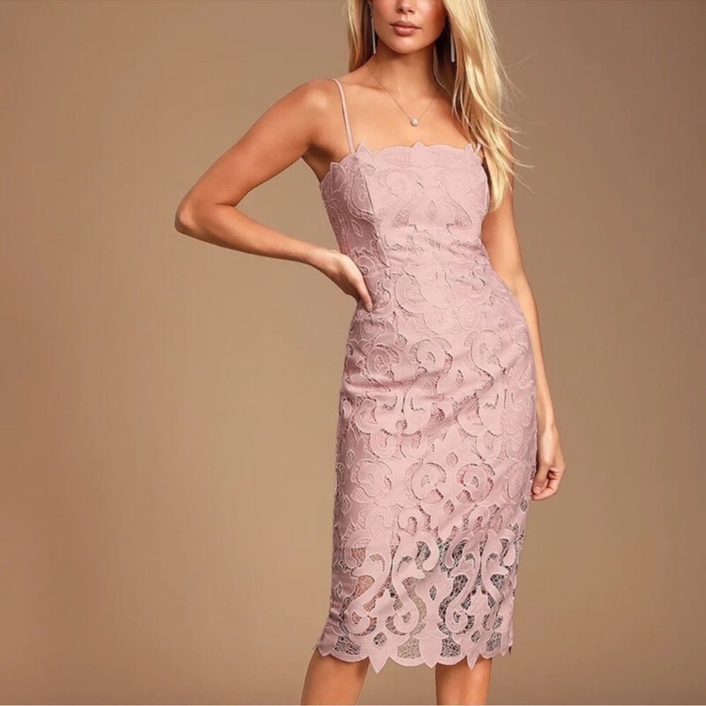 Bardot Lina Lace Sheath Dress Size 6